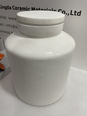 Large Capacity Alumina Roller Mill Jar 10L 99% Al2O3 Ceramic Milling Pot for Industrial Jar Mill Grinding